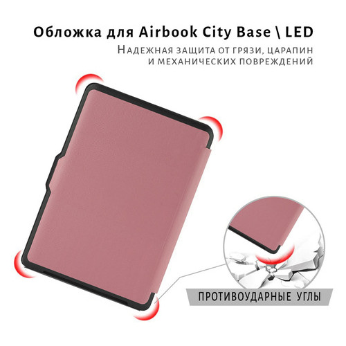 Чехол AIRON Premium AirBook City Base/LED pink (4821784622011) фото №4