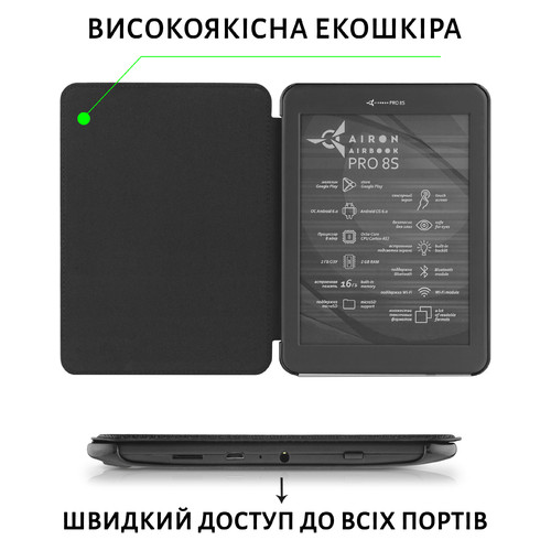 Обкладинка AIRON Premium AirBook Pro 8S Black (4821784627009) фото №6