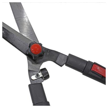 Ножиці телескопічні DingKe Red 680-900 мм для трави живоплоту садові пряме лезо фото №4
