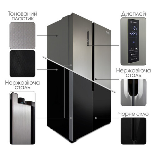 Холодильник Prime Technics RFNS 517 EXD фото №3