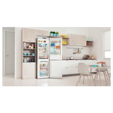Холодильник з нижньою морозильною камерою Indesit INFC8TI21W0 Білий фото №6