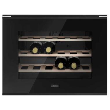 Холодильник для вина FMY 24 WCR BK, Mythos, чорне скло, 24 пляшки (131.0690.488) фото №1