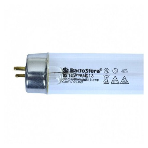 Бактерицидна лампа BactoSfera BS 15W T8/G13 (4820174340131) фото №1