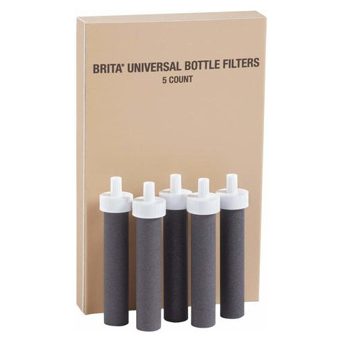 Універсальні змінні фільтри для Brita Water Bottle Filter Black 5шт (без BPA/бісфенолу) фото №2