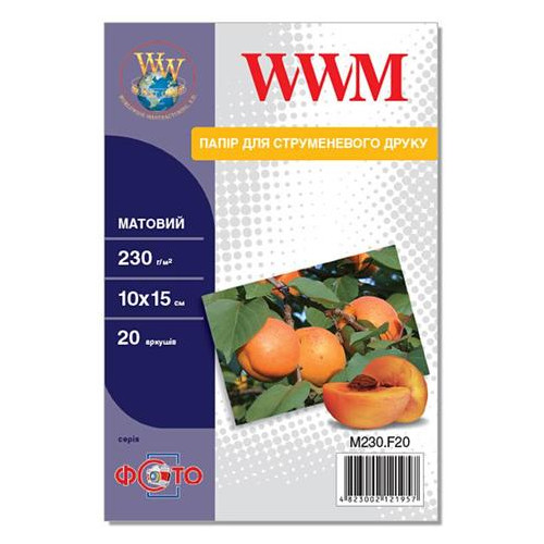 Папір WWM 10x15 (M230.F20) фото №2