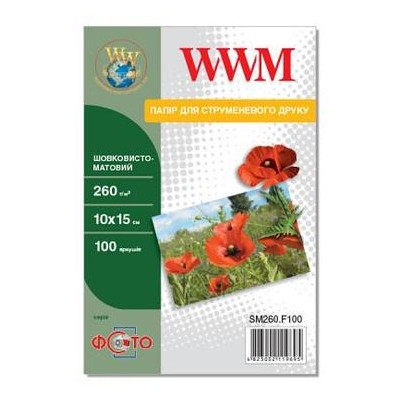 Папір WWM 10x15 (SM260.F100) фото №1