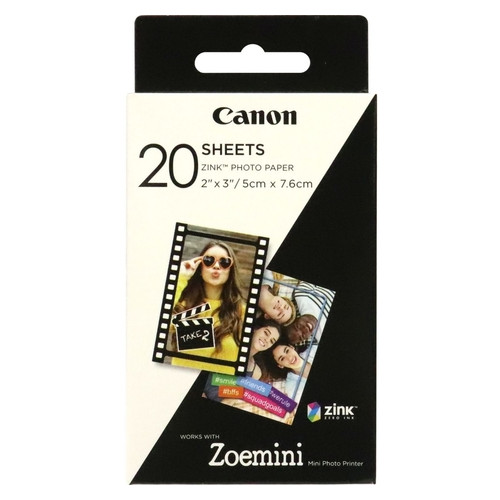Папір Canon ZINK 2x3 ZP-2030 20 аркушів (3214C002) фото №1