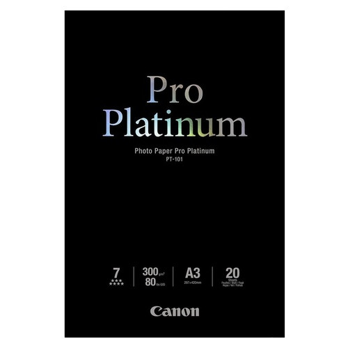 Папір Canon A3 Pro Platinum Photo Paper PT-101, 20л (2768B017) фото №1