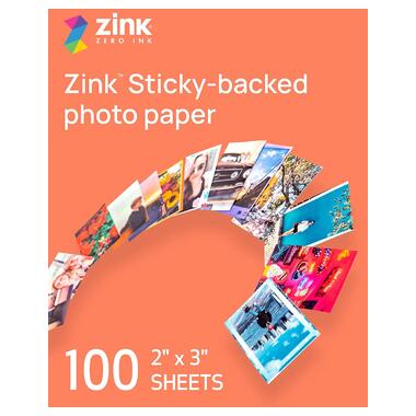 Фотопапір для мобільного принтера 100 шт Canon Zink White 50mm x 77mm (2 х 3) (6135C001AA) фото №2