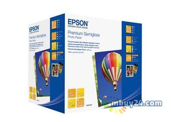 Папір Epson 100мм x150мм Преміум фотопапір напівглисистий, 500л. (C13S042200) фото №1