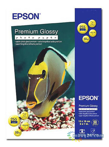 Папір Epson 130мм x180мм Glossy Photo Paper, 50л. (C13S041875) фото №1