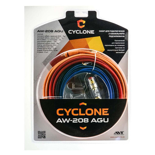 Набір для підсилювача Cyclone AW-208 AGU фото №1