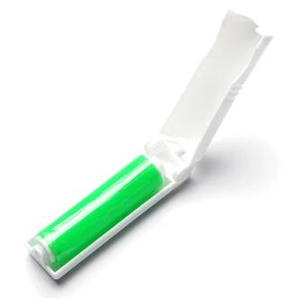 Багаторазовий липкий ролик для чищення одягу Semi Mini складной Зелений фото №1