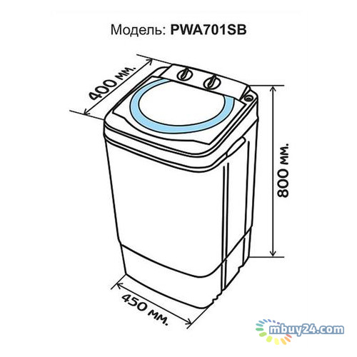 Пральна машина Prime Technics PWA 701 SB фото №2