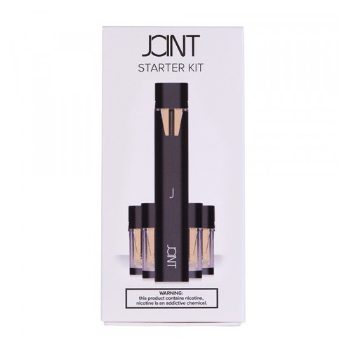 Стартовый набор электронная сигарета Joint Device Black + 4 микс вкуса 50mg солевой никотин (Joint/Starterkit/black50) фото №1