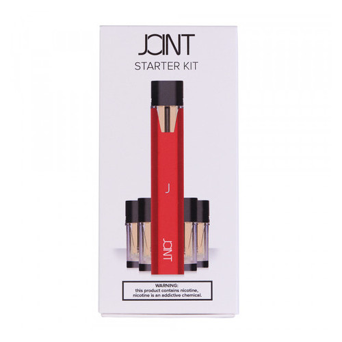 Стартовый набор электронная сигарета Joint Device Red + 4 микс вкуса 20mg солевой никотин (Joint/Starterkit/red20) фото №1