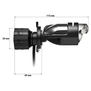 Комплект світлодіодних лінз HeadLight A80 H4 BI-LED 12-24V фото №3