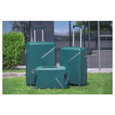 Набір пластикових валіз. 2E SIGMA(L+M+S) 4 колеса аквамарин (2E-SPPS-SET3-AM) фото №17