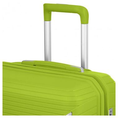 Набір пластикових валіз. 2E SIGMA(L+M+S) 4 колеса зелене яблуко (2E-SPPS-SET3-AG) фото №2