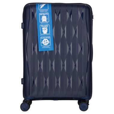 Набор чемоданов 2E M7979 (L+M+S) темно-синий (2E-PP-M7979-SET3-DB) фото №10