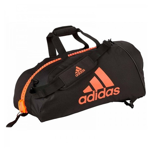 Сумка-рюкзак Adidas 2in1 Bag Martial arts Nylon adiACC052 Чорна з червоним (M) фото №5