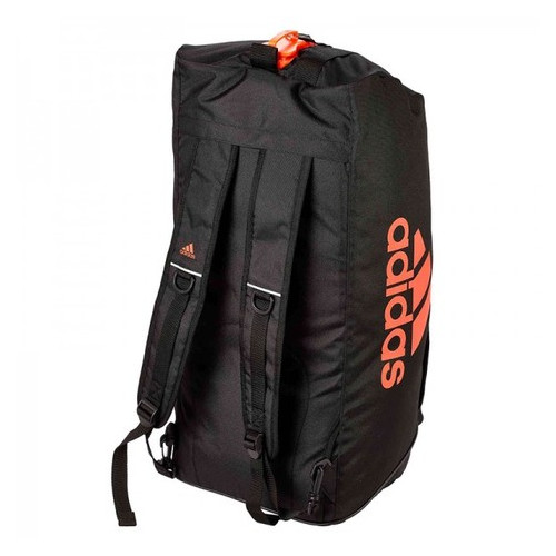 Сумка-рюкзак Adidas 2in1 Bag Martial arts Nylon adiACC052 Чорна з червоним (M) фото №2
