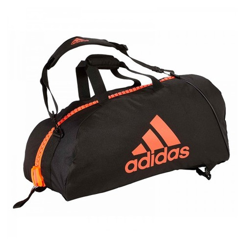 Сумка-рюкзак Adidas 2in1 Bag Martial arts Nylon adiACC052 Чорна з червоним (M) фото №1