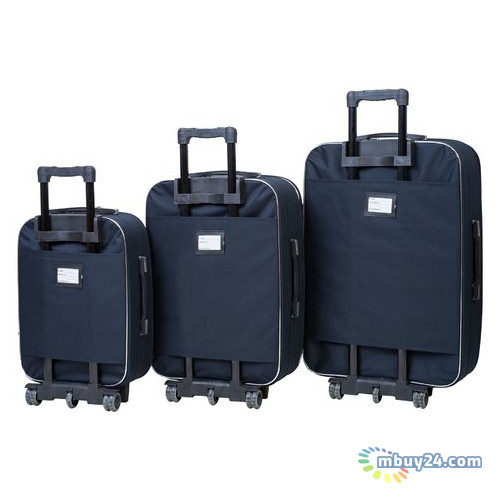 Набір валіз Bonro Style 3 штуки Синій (10010301) фото №2
