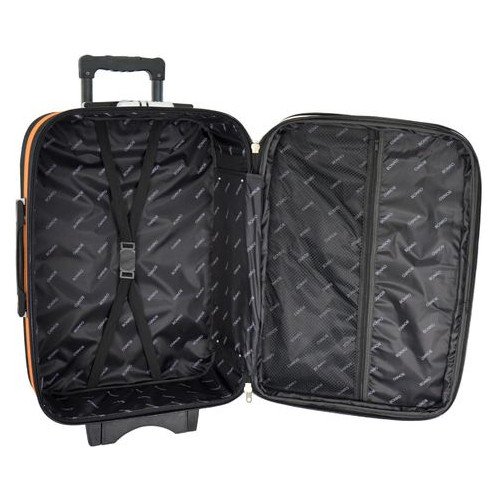 Набір валіз Bonro Style 3 штуки Чорно-вишневий (10010308) фото №4