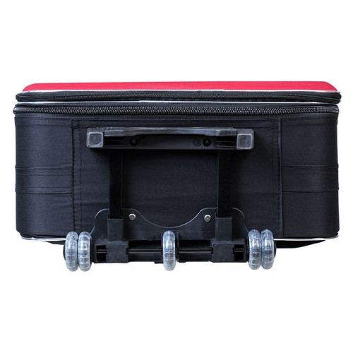 Набір валіз Bonro Style 3 штуки Чорно-червоний (10010303) фото №7