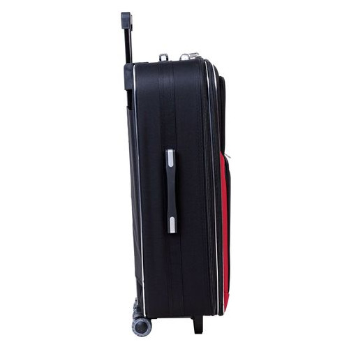 Набір валіз Bonro Style 3 штуки Чорно-червоний (10010303) фото №5
