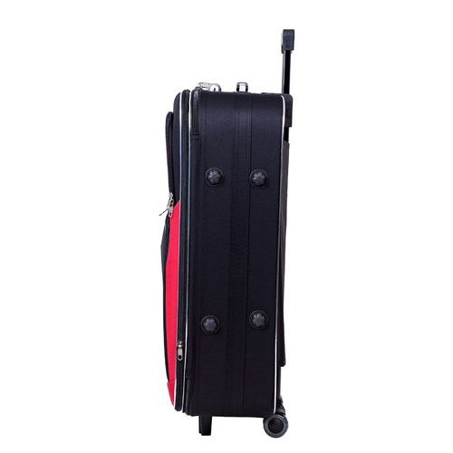 Набір валіз Bonro Style 3 штуки Чорно-червоний (10010303) фото №4