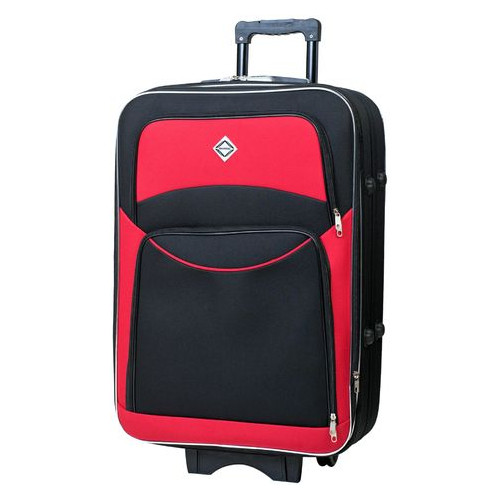 Набір валіз Bonro Style 3 штуки Чорно-червоний (10010303) фото №2
