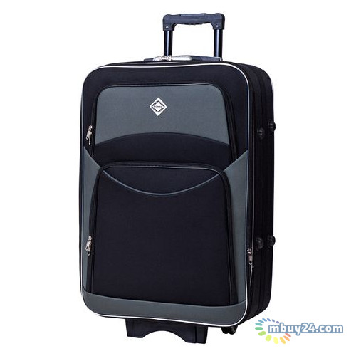 Набір валіз Bonro Style 3 штуки Чорно-сірий (10010305) фото №3