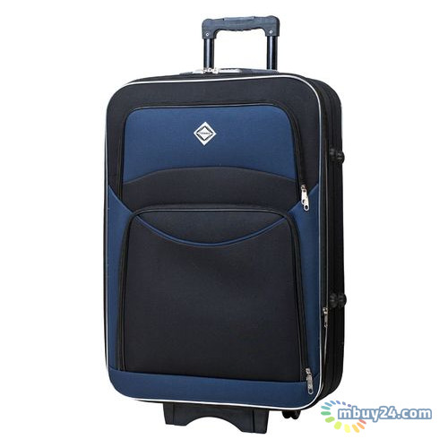 Набір валіз Bonro Style 3 штуки Чорно-темно-синій (10010307) фото №3