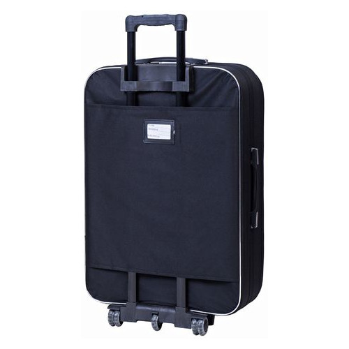 Набір валіз Bonro Style 3 штуки Чорно-фіолетовий (10010304) фото №4