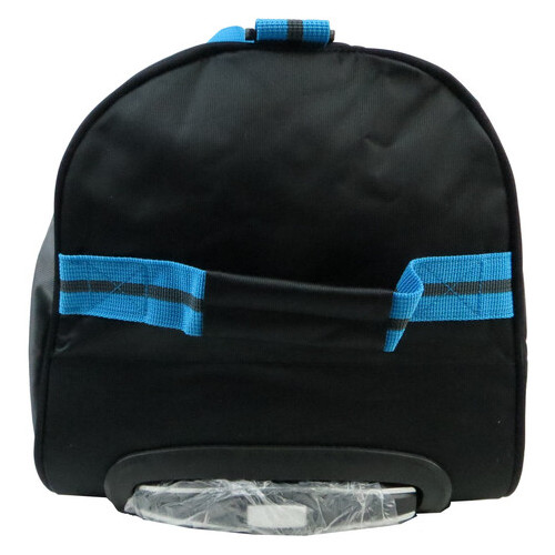 Дорожня сумка на коліщатках 42L TB275-22 чорна з синім фото №9