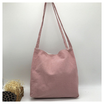 Літня сумка текстильна. Світло-рожева Hand Made (SL-3686) фото №1