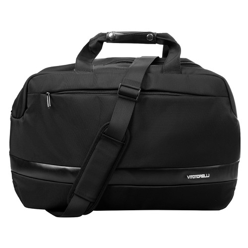 Дорожная сумка с карманом для ноутбука Vito Torelli VT-K610-black фото №2