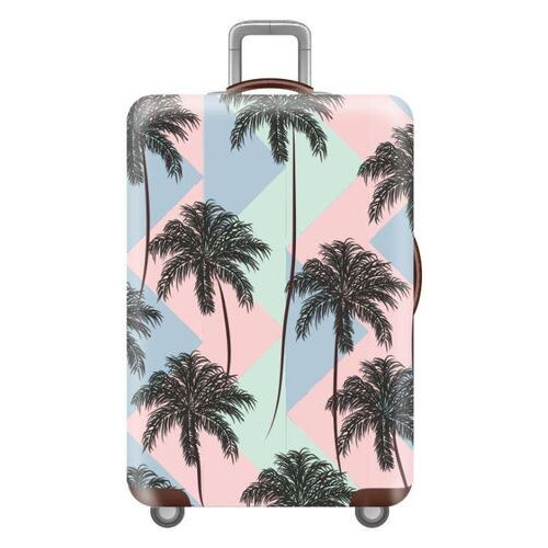 Чохол для валізки LifeFLUX Вже на пляжі з пальмами RunningTiger S (1536-2019) фото №1