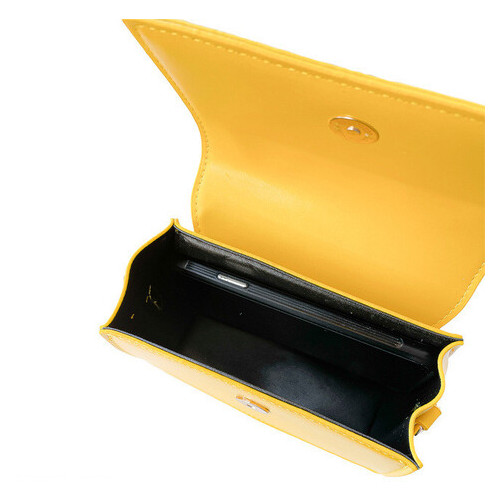 Маленька сумка LifeFLUX через плече з екошкіри Міні Жакмюс LEFTSIDE жовтий (1408-2019) фото №9