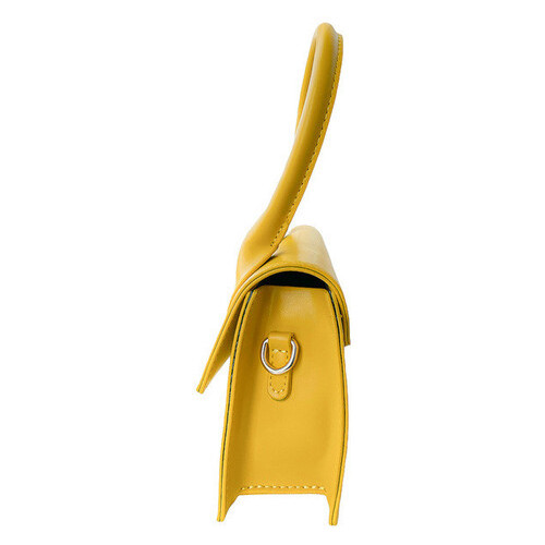 Маленька сумка LifeFLUX через плече з екошкіри Міні Жакмюс LEFTSIDE жовтий (1408-2019) фото №5