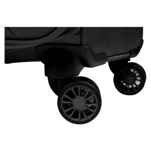 Чемодан тканевый Airtex 822 малый черный 4 колеса (At00018) фото №5