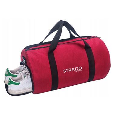 Cпортивна сумка з відділом взуття 25L Strado Sport червона фото №7