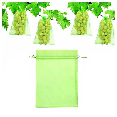 Сітчастий мішечок сумка QS202302 для захисту фруктів та овочів від шкідників 20*30 см фото №1