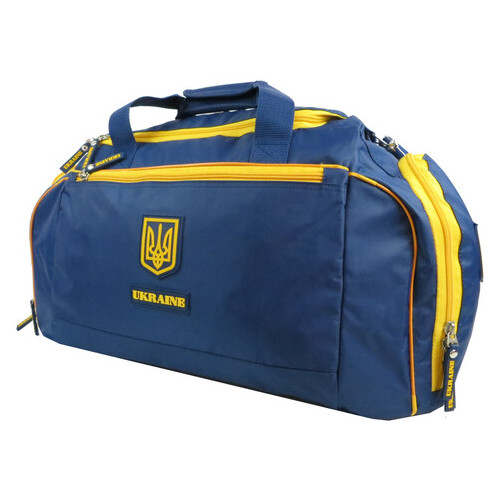 Дорожньо-спортивна сумка 45L Kharbel, Україна C195M синя фото №7