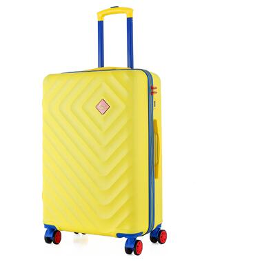 Чемодан Semi Line 24 M Yellow T5801-2 фото №1