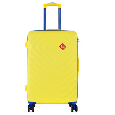 Чемодан Semi Line 24 M Yellow T5801-2 фото №2