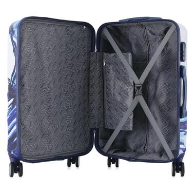 Чемодан Semi Line 24 (M) White/Blue Print (T5653-2) (DAS302330)  фото №2