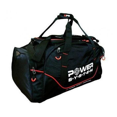 Сумка спортивна Power System PS-7010 Gym Bag Magna Blak/Red (7010BR-4) фото №4